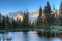 Little Lake, Big Mountains - Little Five Lakes, Sequoia NP (140443433).jpg