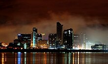 The Commercial District at night Liverpool city centre skyline.jpg