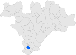 Localització de Martorelles respecte del Vallès Oriental.svg