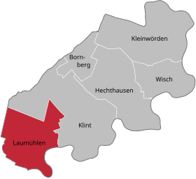 Lokalizacja Laumühlen