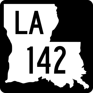 <span class="mw-page-title-main">Louisiana Highway 142</span> State highway in Louisiana, United States