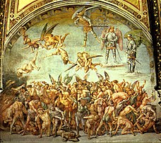 Signorelli, The Fall of the Damned from Orvieto Cathedral.