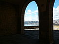 Lungomare di Napoli dagli archi di Castelo dell'Ovo