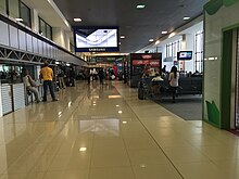 Main corridor at the airport.