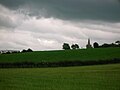 The MacRae of Orangefield Memorial above the Dutch Barn Caravan Park.