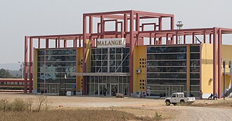 Railway station of Malanje Malange Estacao-CfL 2011-08 IMG1487.jpg