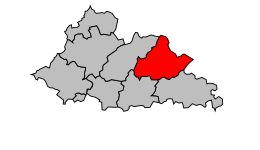 Canton de Jumilhac-le-Grand - Carte