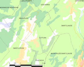 Mapa obce Cuttura