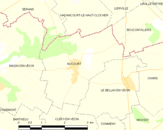 Carte de la commune.