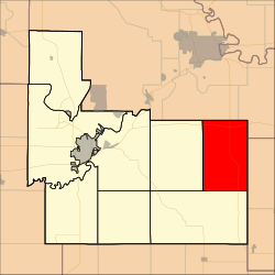 Map highlighting Jackson Township, Geary County, Kansas.svg