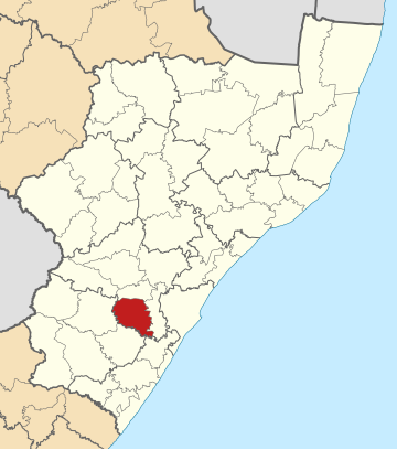 File:Map of KwaZulu-Natal with Richmond highlighted (2011).svg