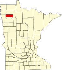 Map of Minnesota highlighting Pennington County.svg