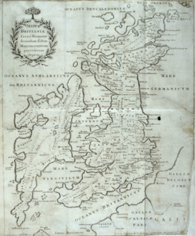 Antička karta Engleske