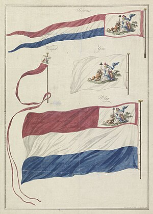 Marine Vlaggen van de Bataafse Republiek (Navy Flags of the Batavian Republic) 1796 Hendrik Roosing.jpg