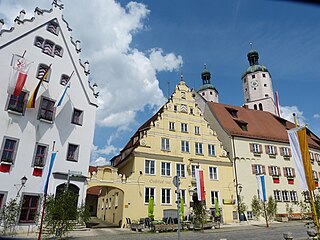 Wemding Place in Bavaria, Germany