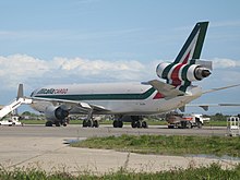 An Alitalia Cargo MD-11 in 2008