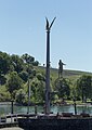 English: The magic column from Peter Lenk in Meersburg. Deutsch: Die magische Säule von Peter Lenk in Meersburg.