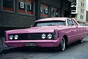 A pink 1965 Mercury Monterey in Hämeenlinna, Finland