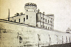 Пішчалаўскі замак у пачатку XX стагоддзя