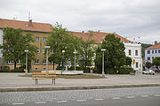 Čeština: Náměstí, Moravský Krumlov, okres Znojmo, Jihomoravský kraj, Česká republika English: Square, Moravský Krumlov, Znojmo District, South Moravian Region, Czech Republic