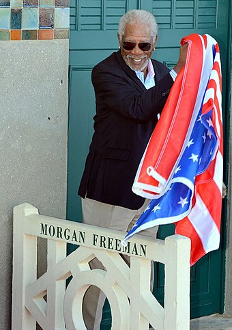 Freeman at the 2018 Deauville American Film Festival