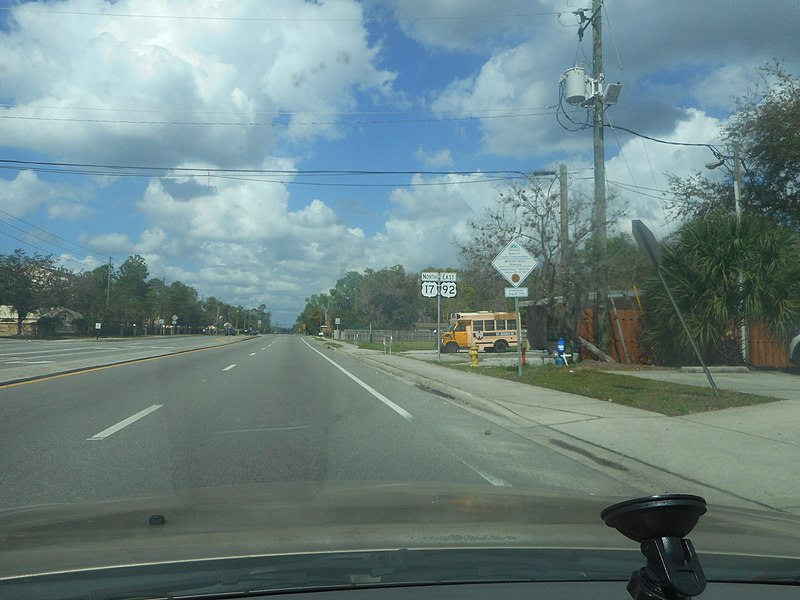 File:NEB US 17-92; Monroe Road Widening Sign.jpg