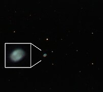 Photographie de NGC 6741 captée avec un télescope de 25 cm.