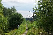 English: Nakhabino - Pavlovskaya sloboda railway line