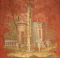 9515 - Pompeii - Porta sacra fra due tempietti