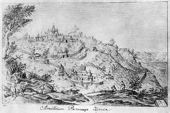 Печерська лавра у 1651 році. Абрагам ван Вестерфельд