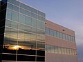 The sunset in a new building (finished 2007) in the Emmerson Technology Park.