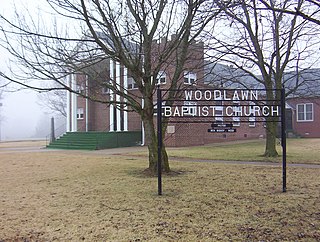 Woodlawn Baptist Church and Cemetery United States historic place