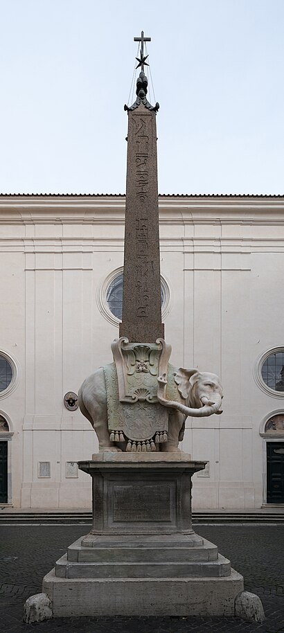 How to get to Obelisco Della Minerva with public transit - About the place