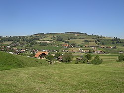Skyline of Oberschrot
