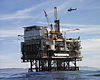 Plate-forme pétrolière : un des symboles de cette puissante industrie.