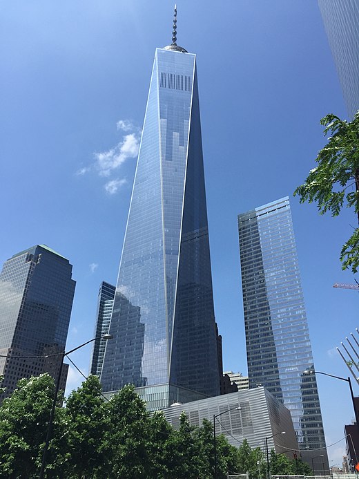 Het nieuwe World Trade Center in New York in mei 2015
