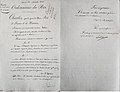 Ordonnance royale de nomination du 30 novembre 1828[12]