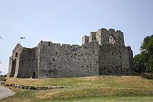 Oystermouth Castle, im 13. Jahrhundert Sitz der Lords of Gower