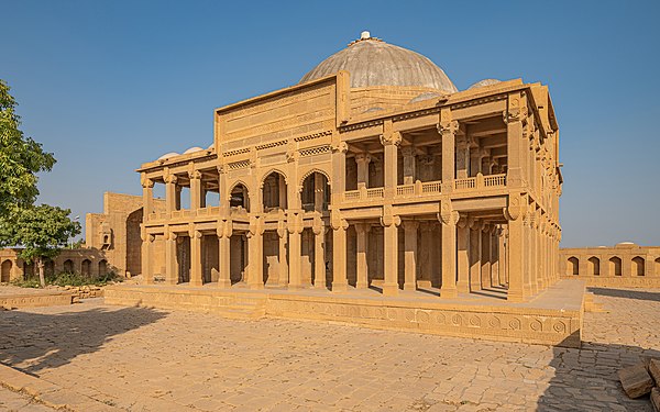 Thatta's Makli Necropolis features several monumental tombs dating from the 14th to 18th centuries.