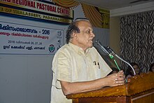 P karunakaran at WikiSangamotsavam-2016.jpg