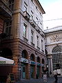 Italiano: Palazzo Ambrogio Di Negro fotografato da via ponte Reale, Genova. E' uno dei palazzi dei Rolli patrimonio dell'umanità dell'UNESCO