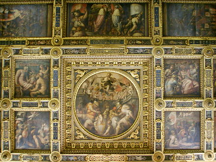 Apoteosi di Cosimo I, soffitto