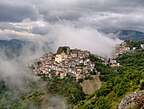 Castelsaraceno, Basilicata, Włochy - Widok na mos