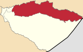 Lage des Kantons Arajuno