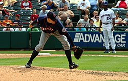 John Lackey gives Pat Neshek a ball autographed by Babe Ruth in