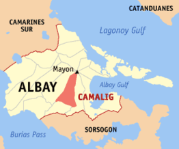 Kaart van Camalig