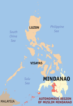 Aŭtonoma Regiono en Islama Mindanao (Tero)