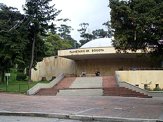 The Bogota Planetarium, where both of Colombia's lunar sample displays are permanently exhibited Planetario de Bogota.JPG