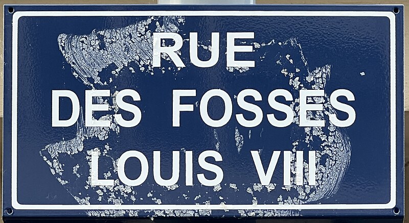 File:Plaque Rue Fossés Louis VIII - Rouen (FR76) - 2023-06-17 - 1.jpg