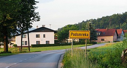 How to get to Podsmreka with public transit - About the place